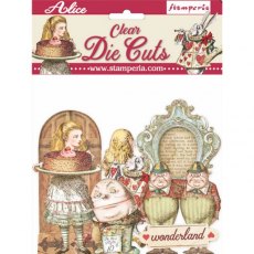 Stamperia Clear Die Cuts - Alice Through The Looking Glass DFLDCP11