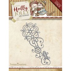 Yvonne Creations Holly Jolly Ornament Die Set