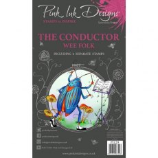 Pink Ink Designs The Conductor A6 Clear Stamp Set
