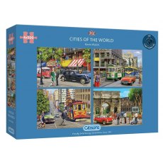 Gibsons Cities Of The World 4 X 500 Piece Jigsaw Puzzle G5044