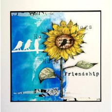 Aall & Create - A4 Stamp #648 - Friendship Florals