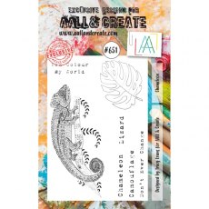Aall & Create - A7 Stamp #651 - Chameleon