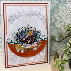 Creative Expressions Paper Cuts Floral Basket Edger Craft Die