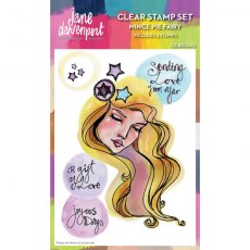 Creative Expressions Jane Davenport Mince Pie Fairy 6 in x 4 in Clear Stamp Set