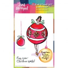 Creative Expressions Jane Davenport Bauble Fairy 6 in x 4 in Clear Stamp Set