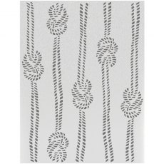 Couture Creations Embossing Folder - Knotted Ropes A6