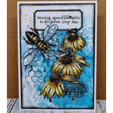 Aall & Create - A5 Stamp #745 - Visiting the Flowers
