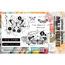 Aall & Create - A5 Stamp #729 - Spread Your Wings