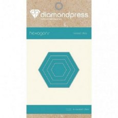 Diamond Press Nested Die - Hexagons