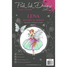 Pink Ink Designs Lena 6 in x 8 in Clear Stamp Set