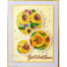 Creative Expressions Sunny Days 5 3/4 in x 4 I/2 in Pre-Cut Rubber Stamp