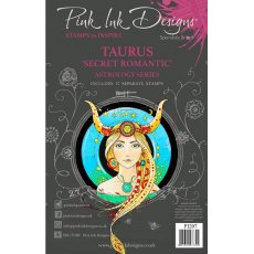 Pink Ink Designs Taurus – Secret Romantic 6 in x 8 in Clear Stamp Set