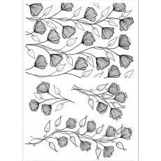 Julie Hickey Designs - Elegant Florals A5 Stamp Set