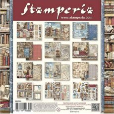 Stamperia Scrapbooking Pad 10 sheets 30.5 x 30.5(12×12) Vintage Library SBBL132