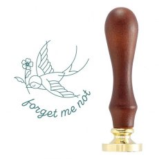 Spellbinders Forget Me Not Wax Seal Stamp (WS-008) £9 Off Any 4