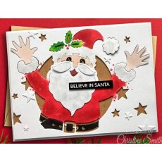 Paper Cuts Cut & Lift Collection Jolly Santa Craft Die