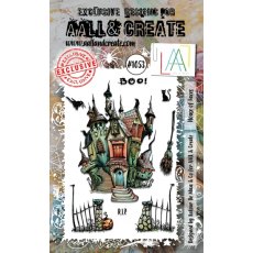 Aall & Create A6 Stamp #1053 - HOUSE OF FACES
