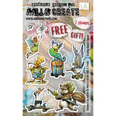 Aall & Create A6 STAMP SET - CRAFTY QUACK SQUAD - FREE WHEN YOU SPEND £36 ON AALL