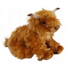 Living Nature 30cm Highland Cow Soft Toy