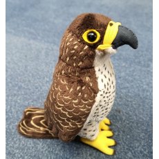 Living Nature 19cm Peregrine Falcon Bird of Prey Soft Toy