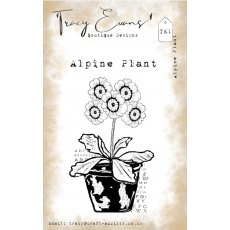 Tracy Evans Alpine Plant (A7 stamp) TE1
