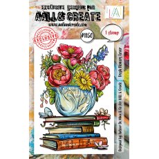 Aall & Create A7 STAMP SET - FRESH FLOWERS LOVE #1150
