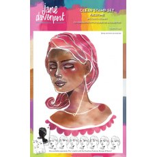 Creative Expressions Jane Davenport Facetime 6 in x 8 in Clear Stamp Set