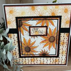 Julie Hickey Designs Mary's Sunflowers & Sunshine A6 Stamp Set DS-MG-1024