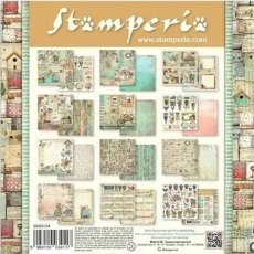 Stamperia - Garden - 8x8 Inch Paper Pad (SBBS104)