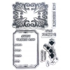 Elizabeth Craft Designs Classic ATC Clear Stamps CS362