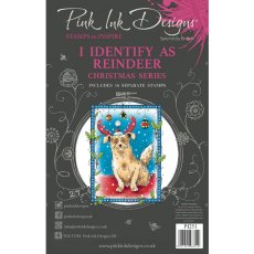 Pink Ink Designs I Identify As Reindeer 6 in x 8 in Clear Stamp Set PI251