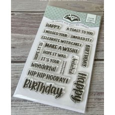 Karen Burniston Clear Stamp - Birthday/Belated Clear Stamps CS003 RESTOCK 7/11/24