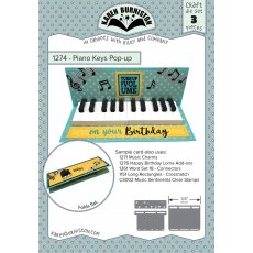 Karen Burniston Die Set - Piano Keys Pop-up 1274