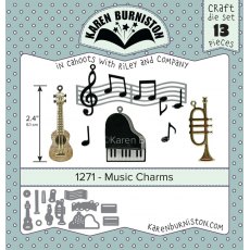 Karen Burniston Die Set - Music Charms 1271