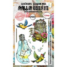 Aall & Create A6 STAMP SET - GILDED SHATTERS #1189