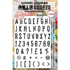 Aall & Create A5 STAMP SET - SPELLING SPECTACLE #1204