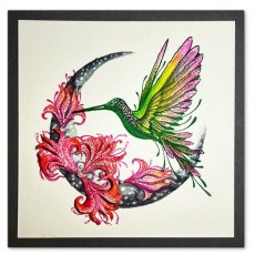 Lavinia Stamps - Hummingbird Large Stamp LAV895 PRE ORDER FOR DELIVERY