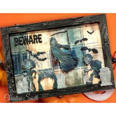 Creative Expressions Sue Wilson Halloween Zombie Party Craft Die