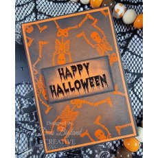 Creative Expressions Taylor Made Journals Trick Or Treat 6 in x 8 in Clear Stamp Set