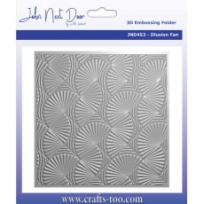 John Next Door - 3D Embossing Folder - Illusion Fan JND453