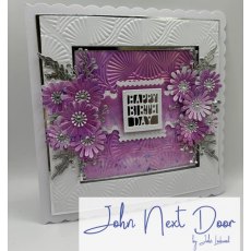 John Next Door - 3D Embossing Folder - Illusion Fan JND453