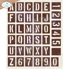 Elizabeth Craft Designs - Stencil Alphabet Die 2173