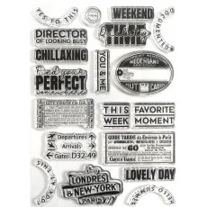 Elizabeth Craft Designs - Travels 2 Stamp CS373