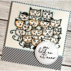 Picket Fence Studios Litter of Cats Clear Stamps (ST-106)