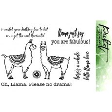 Picket Fence Studios Lots of Llama Love Stamp A117