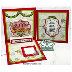 Karen Burniston Die Set - Merry Christmas Lorna Add-ons 1288