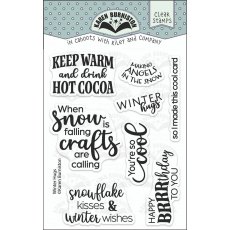 Karen Burniston Die Set - Winter Hugs Clear Stamp CS007