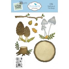 Elizabeth Craft Designs - Mushrooms & Tree Stumps Die 2198