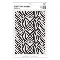 Xcut Embossing Folder A4 - Zebra Print