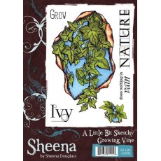 Sheena Douglass A Little Bit Sketchy A6 Stamp Set - Growing Vine
